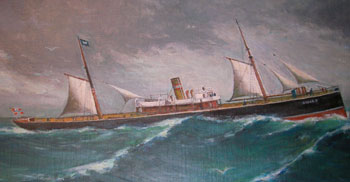 S/S Oscar II - First vessel of Wallem & Co., Bergen 